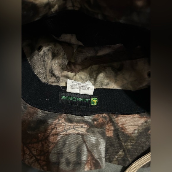John Deere Green and Brown Hat Durable Outdoor Accessory - Picture 2 of 3